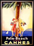 Palm Beach Casino Cannes Framed Giclee Print