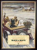 Black & White Scotch Whiskey Print