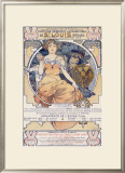 World's Fair, St. Louis,, Missouri, 1904 Framed Giclee Print by Alphonse Mucha