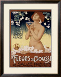 Fleur de Mousse Framed Giclee Print by Leopoldo Metlicovitz