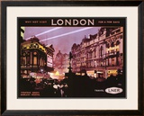 London Framed Giclee Print