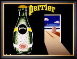 Perrier Advertisement Framed Giclee Print