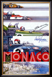 Monaco Grand Prix F1 Race, c.1973 Framed Giclee Print
