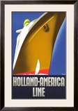 Holland Amerika Lijn 1930 Posters by Willem Ten Broek