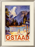 Gstaad Prints by Otto Baumberger
