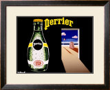 Perrier Advertisement Framed Giclee Print