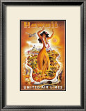 United Airlines, Hula Dancer Prints