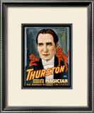 Thurston World Famous Magician Framed Giclee Print