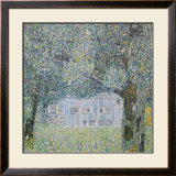 Farm at Oberoesterreich, 1911 Print by Gustav Klimt