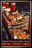 United States Lines Prints by Pike 
