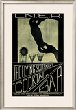 The Flying Scotsman's Cocktail Bar Framed Giclee Print by Lorrie Beck