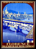 Florence Framed Giclee Print by Roger Broders