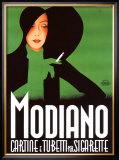 Modiano Framed Giclee Print by Franz Lenhart