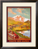 Route Des Alpes Prints by René Péan