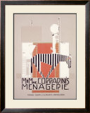 M. & Mme Coradini's Menagerie Framed Giclee Print by Alfonso Iannelli