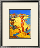 Mablethorpe and Sutton-on-sea, BR poster, circa 1950s Framed Giclee Print by Jack Merriott