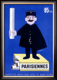 Parisiennes Cigarettes Framed Giclee Print by Raymond Savignac