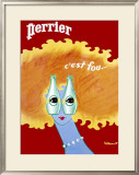 Perrier Mineral Water Framed Giclee Print