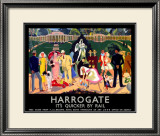 Harrogate, LNER Poster, 1934 Framed Giclee Print by Anna Katrina Zinkeisen