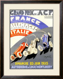 Grand Prix de l'A.C.F., 1935 Framed Giclee Print by Geo Ham