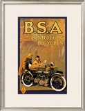 B.S.A. Motor Bicycles Art