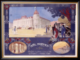 Hotel Negresco Framed Giclee Print by Lorant-Heilbronn 