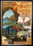 Tour Ireland Connemira Mgw Railway Framed Giclee Print by Hugo D'Alesi