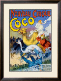 Nouveau Cirque Coco Framed Giclee Print