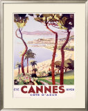 Cannes Framed Giclee Print by Peri 