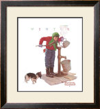 Chilling Chore Posters by Norman Rockwell