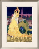 Sevilla Framed Giclee Print by Estela 