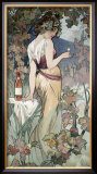 Cognac Template Framed Giclee Print by Alphonse Mucha