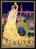 Sevilla Framed Giclee Print by Estela 