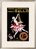 Gallo, Pastas Alimenticias Framed Giclee Print by Leonetto Cappiello