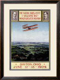 Dayton Ohio Air Aviation Show Framed Giclee Print