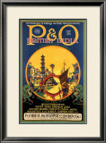 P&O Ocean Cruises Framed Giclee Print by Stanley Shuter