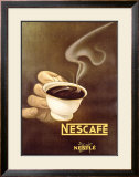 Nestle Nescafe Poster Framed Giclee Print by Schupbach 