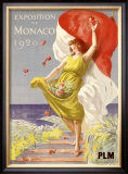 Exposition de Monaco, 1920 Framed Giclee Print by Leonetto Cappiello