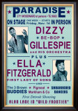 Dizzy Gillespie and Ella Fitzgerald at Paradise, Detroit, 1947 Art by Dennis Loren