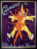 Carnaval de Chalon-Sur-Saone Framed Giclee Print by J. De Gislain