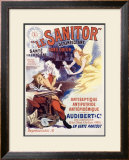 Le Sanitor Framed Giclee Print by René Péan
