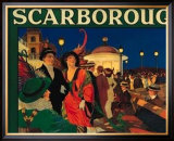 Scarborough Poster by F. Woolrich