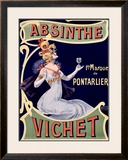 Absinthe Vichet Framed Giclee Print by Nover 