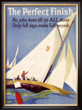 The Perfect Finish Framed Giclee Print by Frank Mather Beatty