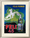 Pernod Felix 45 Framed Giclee Print by Raymond Ducatez