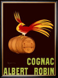 Albert Robin Cognac Framed Giclee Print by Leonetto Cappiello