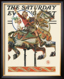 Carousel Ride, c.1930 Framed Giclee Print by Joseph Christian Leyendecker
