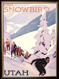 Visit Snowbird, Utah Framed Giclee Print