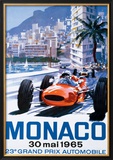 Grand Prix Monaco, 30 Mai 1965 Framed Giclee Print