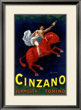 Cinzano Vermouth Torino Framed Giclee Print by Leonetto Cappiello
